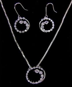 set silver jewelry set