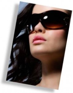girl with sunglasses