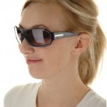 blonde with sunglasses